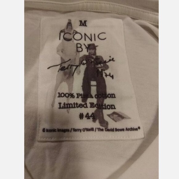David Bowie by Terry O'Neill Limited Edition #44 Iconic Images Medium T-shirt - Picture 5 of 8